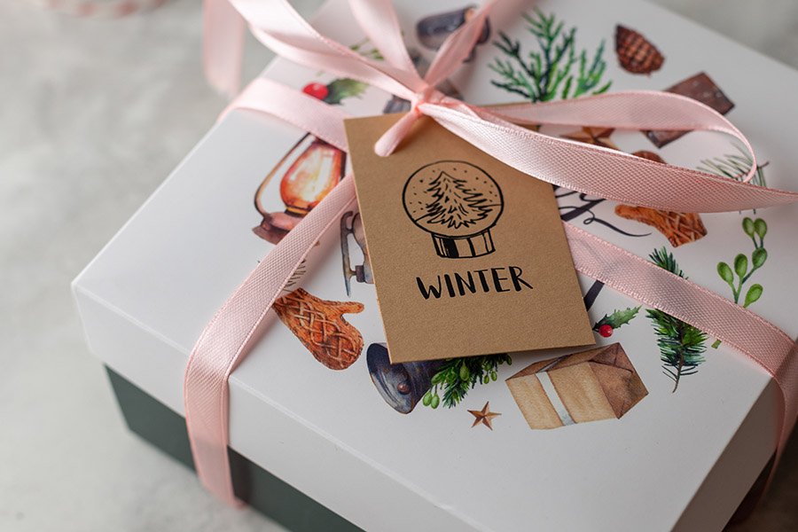 Heart Tile N Plushy With Choco N Card In Box